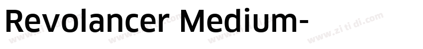 Revolancer Medium字体转换
